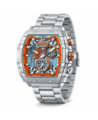 Men's 49220 Invicta Racing Quartz VD86 Plastic, Skeleton, Metal Dial Watch