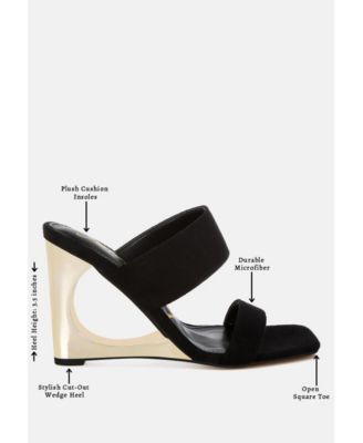 Womens Zimeski Sculpted Wedge Slip-On Sandals