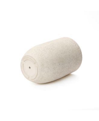 23.5" Beige Tall Planter with Drainage Hole, Large Tapered Pot for Plants Indoor Outdoor Use