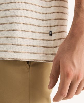 Men's Short-Sleeve Seersucker Striped T-Shirt