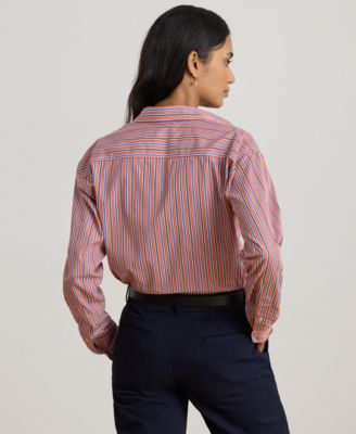 Petite Relaxed-Fit Collared Shirt