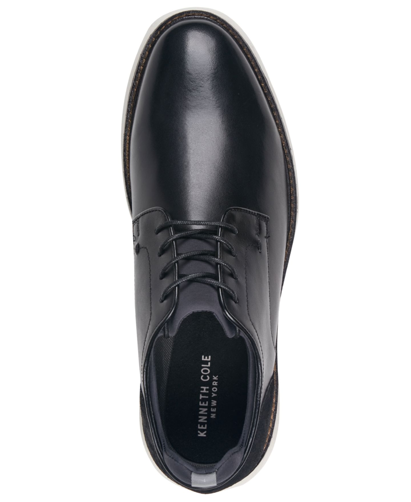 Обувь Kenneth Cole New York Men's Luke Lace-Up Oxford, цвет: Чёрный — фото 4