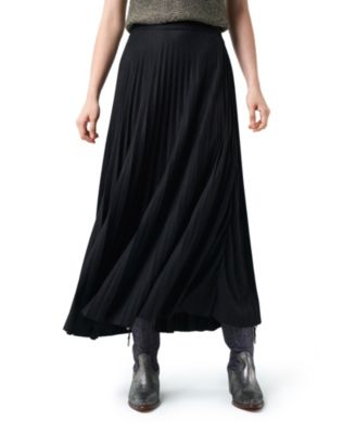Women's Pleated Knit Skirt