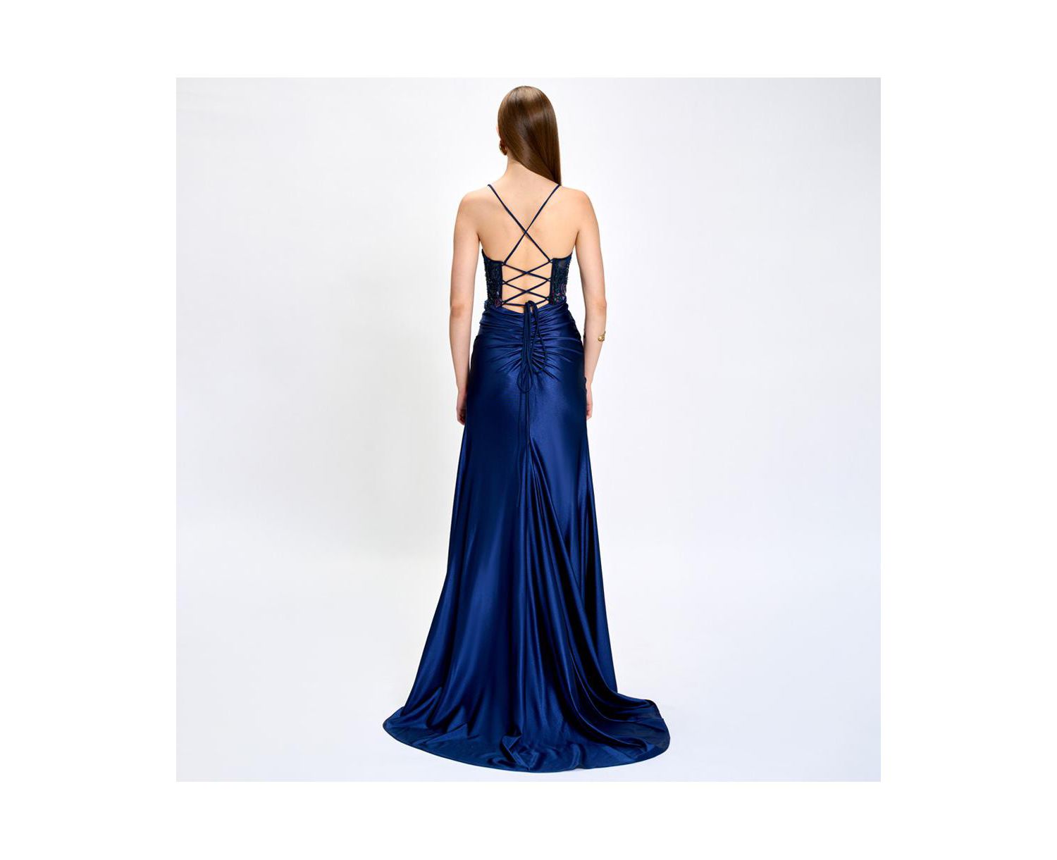 Women's Beaded Sequin Gown
