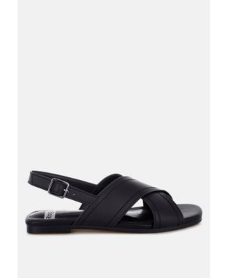 Women's Jamon Classic Cross-Strap Buckled Flats