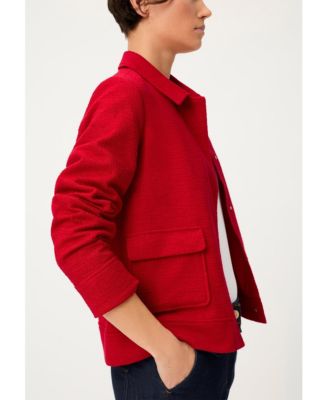 Women's Collared Woven Jacket
