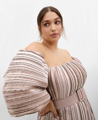 Women's Krista Pleat Midi Dress