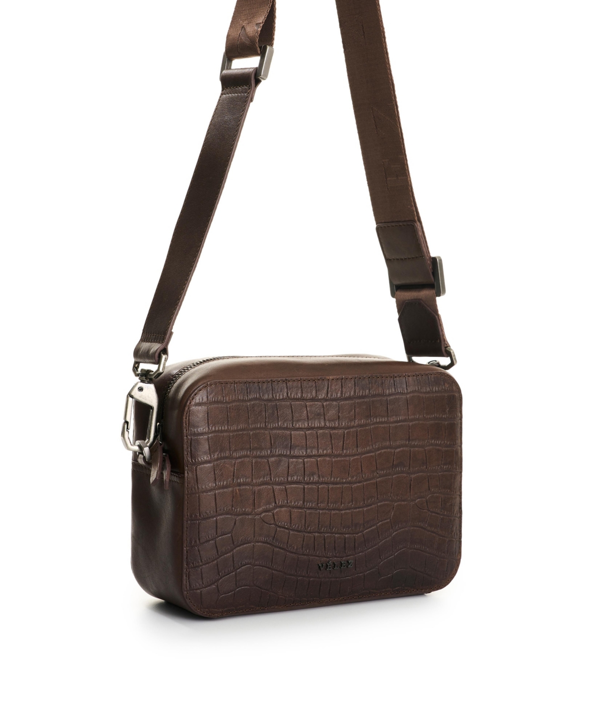 Velez Leather Crossbody Bag with Adjustable Straps