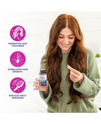 Hair Growth Supplement| Lustriva & DHT Blocker Vitamins for Thicker Fuller Locks, Biotin Saw Palmetto Zinc & Copper 30ct