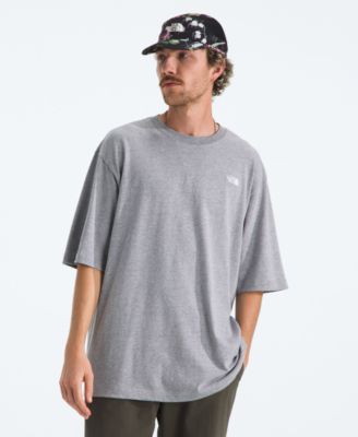 Men's Essential Simple Dome Oversized Short-Sleeve T-Shirt