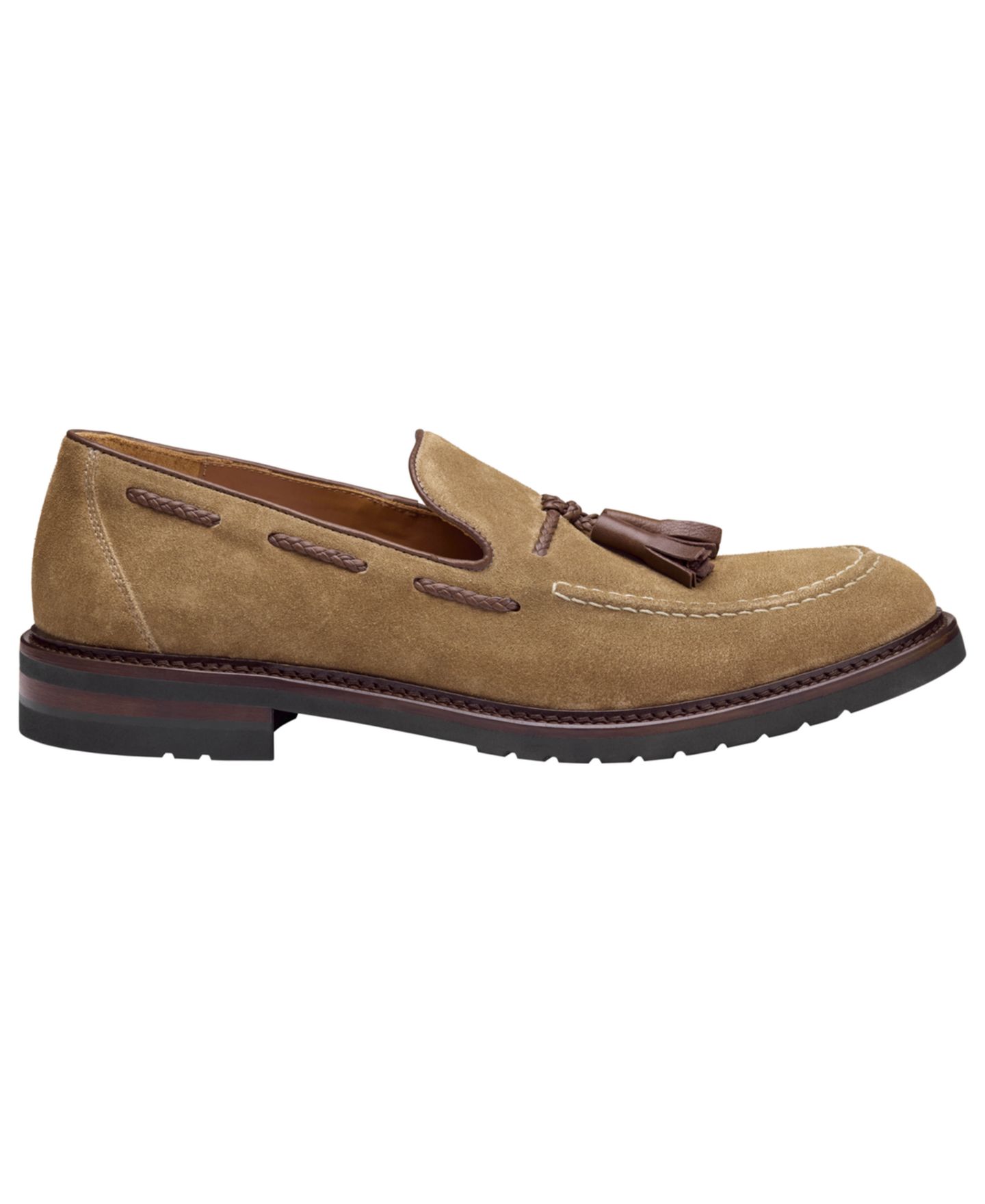 Мужские туфли Johnston & Murphy Hartford Tassel Loafer, цвет: Бежевый — фото 2