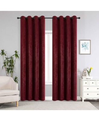 Costanza 2 Piece Room Darkening Grommet Top Textured Window Curtain Panels