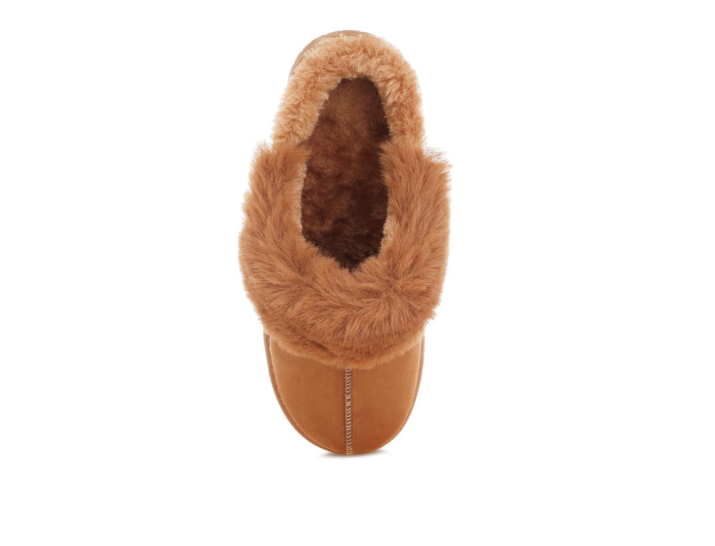 Женские балетки London Rag Portho Faux Fur Slip Flat, цвет: Бежевый / Хаки — фото 7