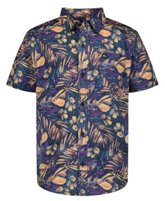 Boys' 8-20 Heatmap Palm Printed Shirt