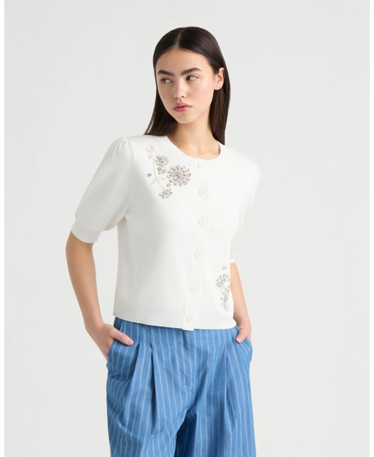 Nvlt Women's Button Front Cardigan