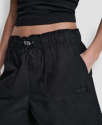 Women's Mid-Rise Bungee Waist Shorts