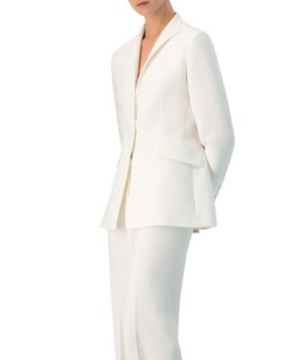 Women's No Lapel Single-Button Blazer