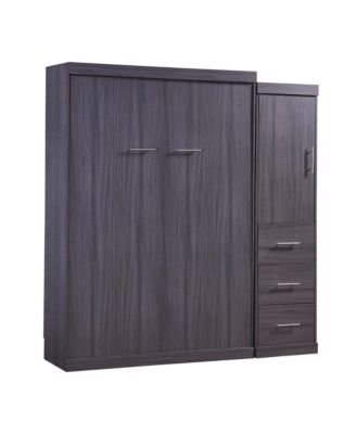 Multifunctional Murphy Bed with Wardrobe and Drawers