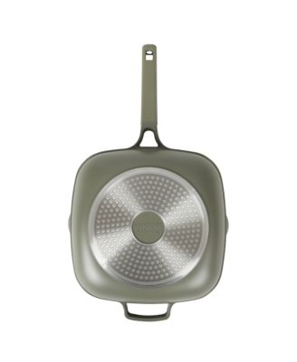 Northvale 5.3 Qt Ceramic Nonstick Saute Pan with Lid & Steamer Basket, Cast Aluminum, Induction Ready Base, Soft Touch Handle