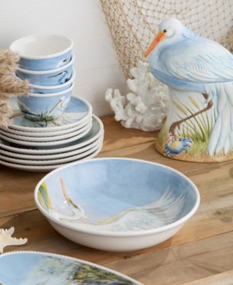 Coastal Birds Serving Bowl