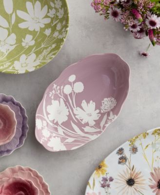 Wildflowers Oval Bowl