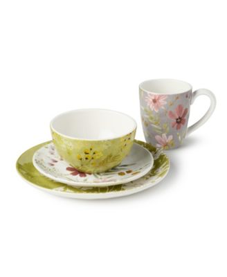 Wildflowers 16-Pc. Dinnerware Set, Service for 4