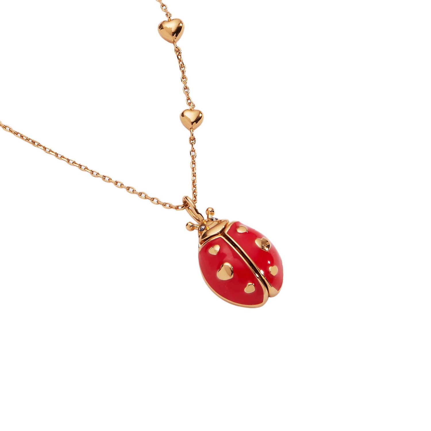 Make Your Own Luck' Ladybug Locket Pendant