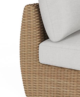 Sculptura 36" Aluminum Outdoor Corner Club Chair