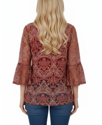 Women's 3/4-Sleeve with Matching Camisole Top