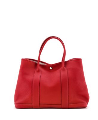 36 Garden Party Tote Leather