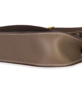 Pre-Owned Hermes Etoupe Evercolor Mini Jypsiere GHW