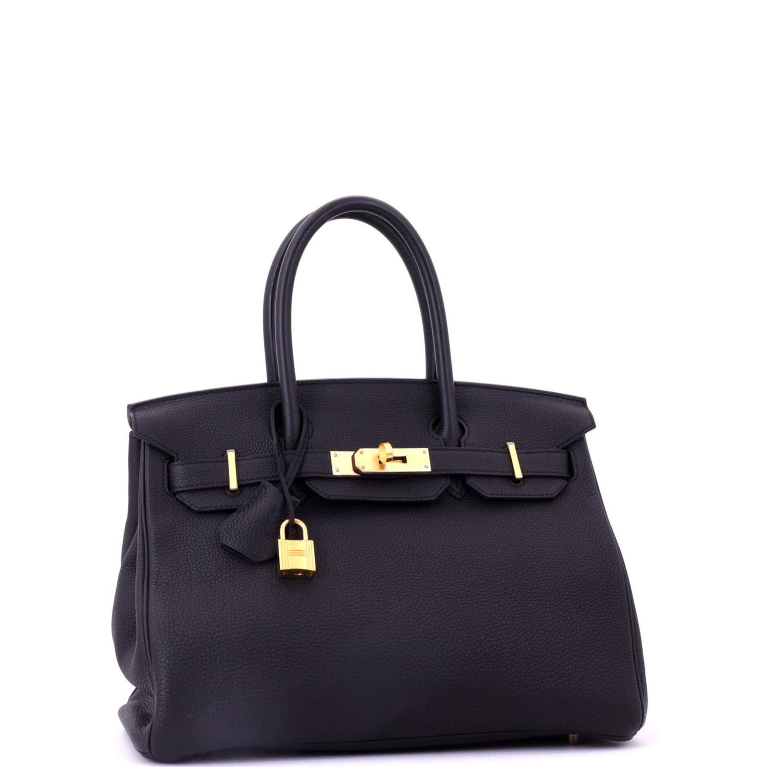 Birkin 30 Handbag Black Togo with Rose Gold Hardware