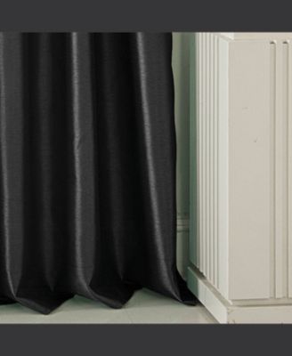 100% Polyester 82 GSM Faux Silk Nikki Rod Pocket Curtain Panel 54" x 90"