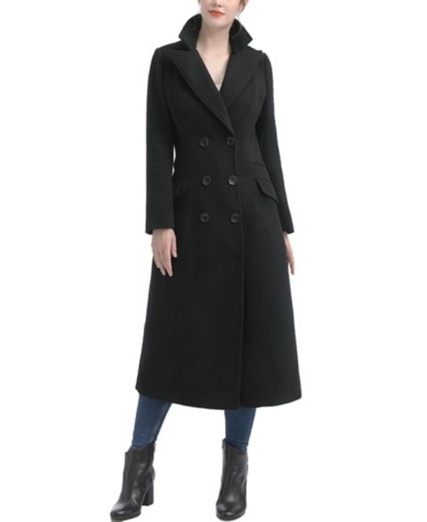 Женские куртки kimi + kai Women's Ovie Double Breasted Wool Blend Long Coat