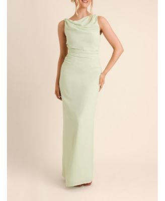 Women's Twist Asym Chiffon Bridesmaid Dress