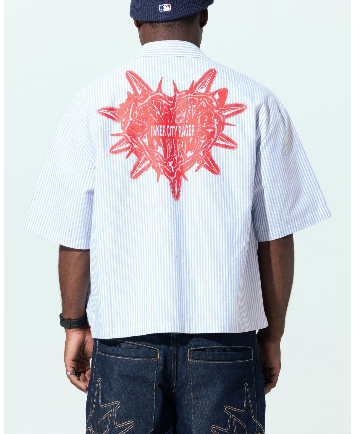 Loiter Men's Riot Squad Button Up T-Shirt