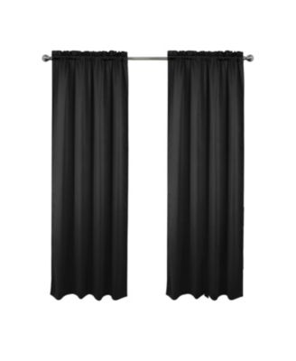 100% Polyester Twilight Blackout Rod Pocket Curtain Panel 54" x 84"