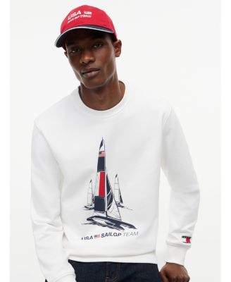 x U.S. SailGP Men's Graphic Crewneck