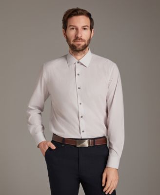 Men's Regular Fit Micro Dot Dress Shirt