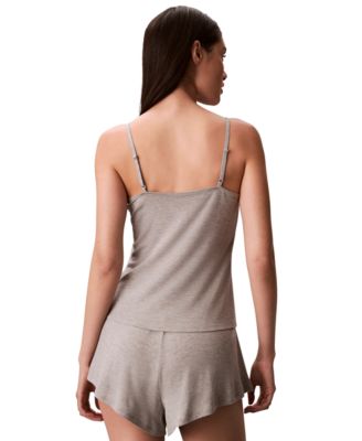 Women's Striped Pattern Sleep Shorts