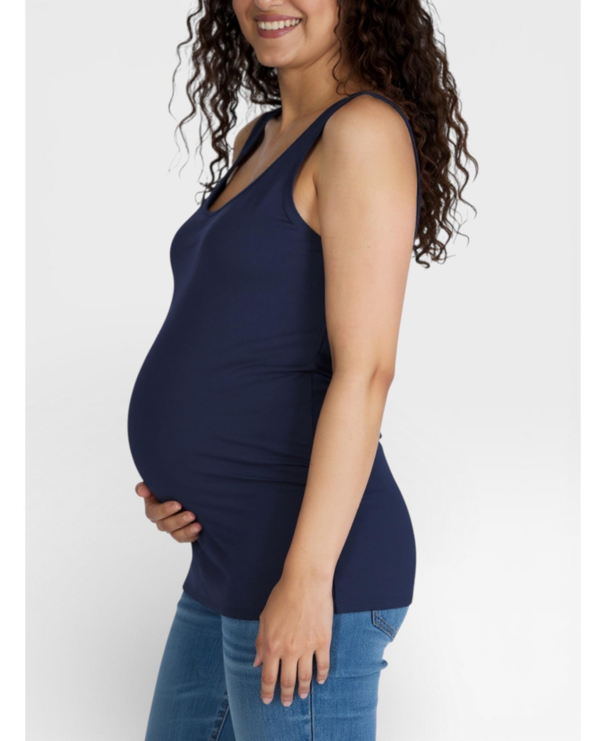 Motherhood Maternity Side-Ruched Tank Top
