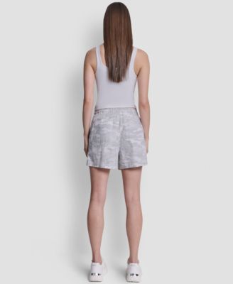 Women's Mid-Rise Bungee Waist Shorts