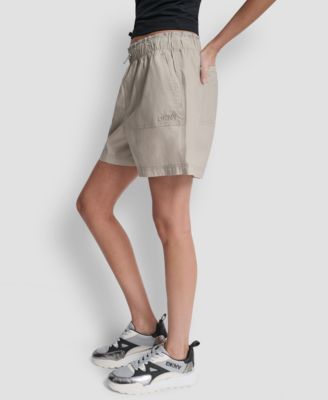 Women's Mid-Rise Bungee Waist Shorts