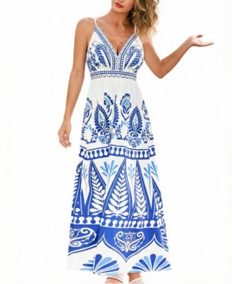 Women's Biggest Fan Ornate Maxi Beach Dress