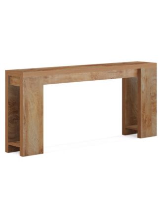 70.9-Inch Extra Long Console Table, Farmhouse Wood Sofa Table Behind Couch, Narrow Entryway Accent Table for Living Room