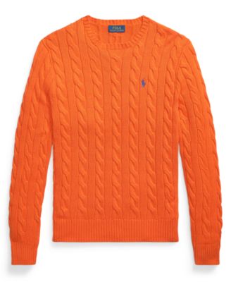 Men's Cable-Knit Cotton Sweater