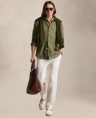 Men's Classic-Fit Linen Shirt	