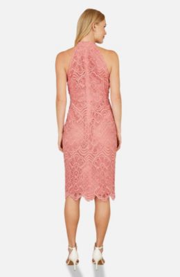 Women's Lace Halter Neck Dress