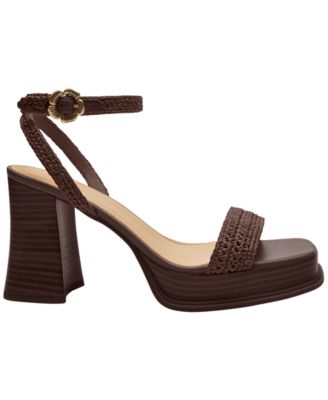 Women's Tea Rose Square Toe Platform Sandals