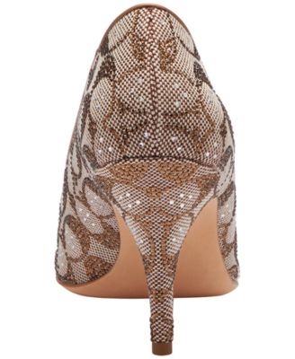 Women's Daisy Crystal Signature Jacquard Pump